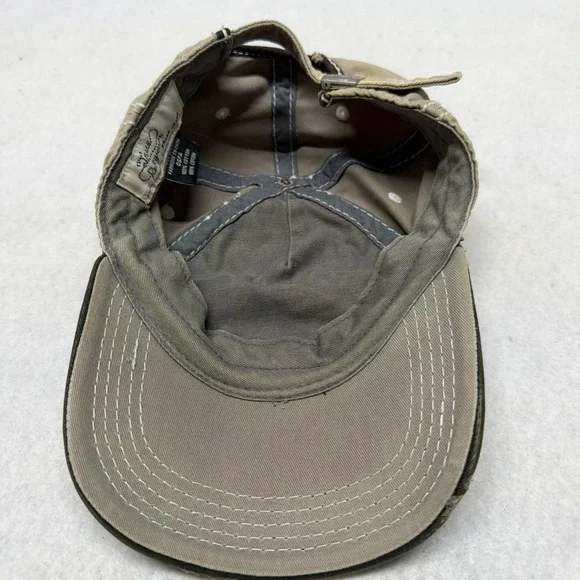 True Religion TRBJ CA 1956 Hat Vintage Y2K Distressed Contrast Stitch Strapback - Picture 8 of 11